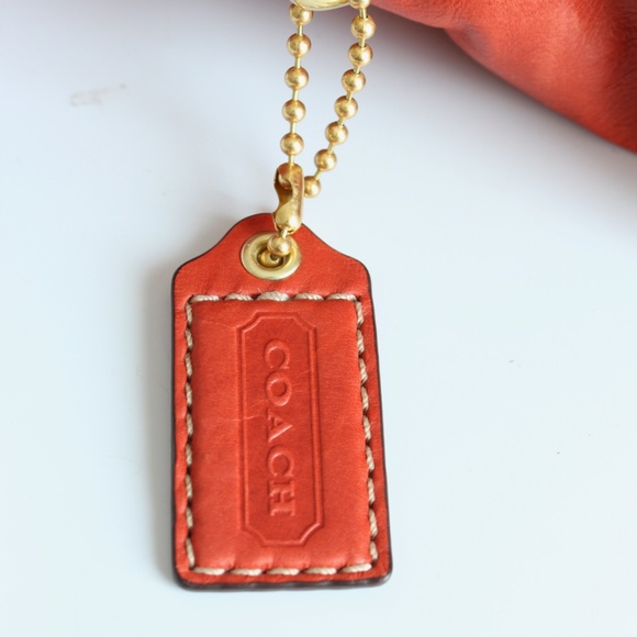 Coach Ergo Convertible Tote #12250 Burnt Orange NWT/NWD Tattersall Kiss Lock HTF - Picture 13 of 15